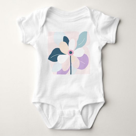 Flower AI art Romper (Voorkant)