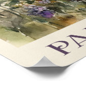 Flower Aquarelles Market Paris No. 6 Gallery Poster (Hoek)