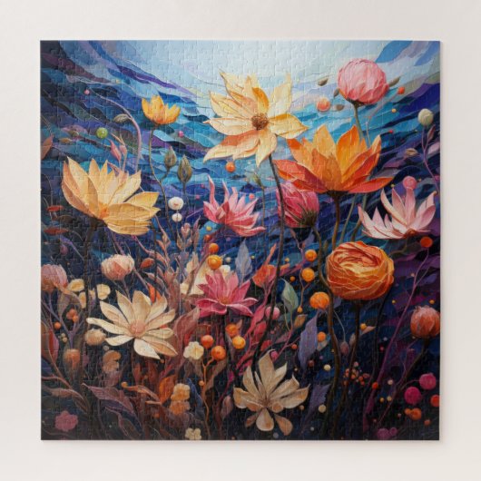 Flower Art Puzzel (Verticaal)