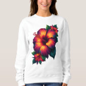 Flower Art Sweatshirt for Women (Voorkant)