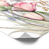 Flower Bar of Wildflower Bloom Vrijgezellenfeest Poster (Hoek)