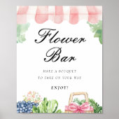Flower Bar Verse van de markt Vrijgezellenfeest te Poster (Voorkant)