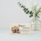 Flower Barrel Baby shower Enclosure Kaart (Staand voorkant)