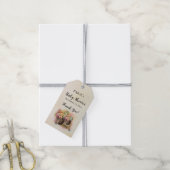 Flower Barrel Baby shower Gift Labels Cadeaulabel (Met Touw)