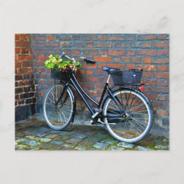 Flower Basket Bicycle, Kopenhagen, Denemarken Briefkaart