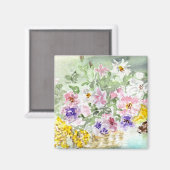 'Flower Basket' magneet (Voorkant / Achterkant)