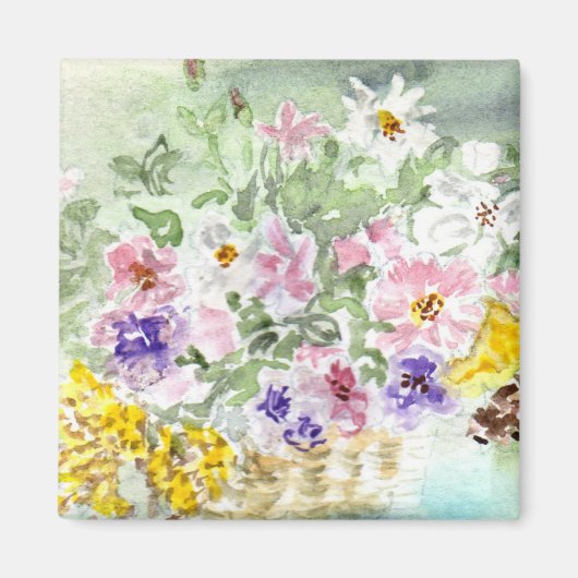 'Flower Basket' magneet (Voorkant)