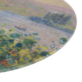 Flower Beds at Vétheuil, Impressionist Landscape Snijplank (Hoek)