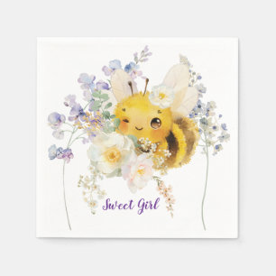 Flower Bee Cocktail servetten