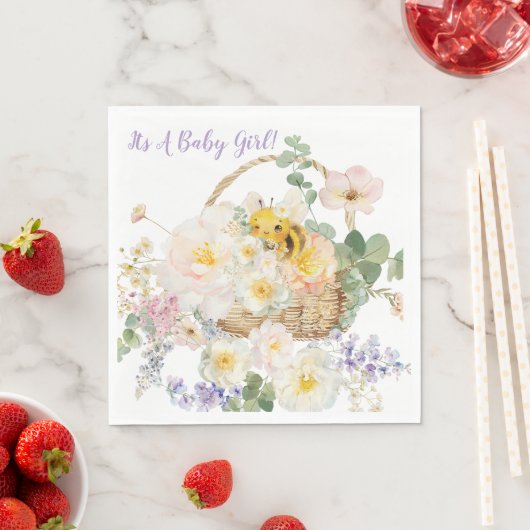 Flower Bee Lunch servetten (Insitu)