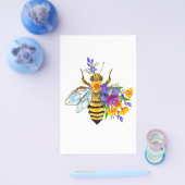 Flower bee with wild plants flyer (Enkel)