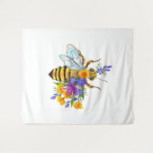 Flower bee with wild plants wandkleed (Voorkant (horizontaal))