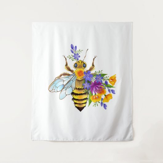 Flower bee with wild plants wandkleed (Voorkant)