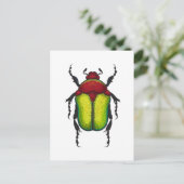 Flower beetle briefkaart (Staand voorkant)