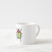 Flower beetle espresso kop (Voorkant rechts)