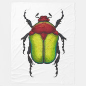 Flower beetle fleece deken (Voorkant)
