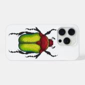 Flower beetle iPhone hoesje (Achterkant horizontaal)