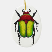 Flower beetle keramisch ornament (Achterkant)