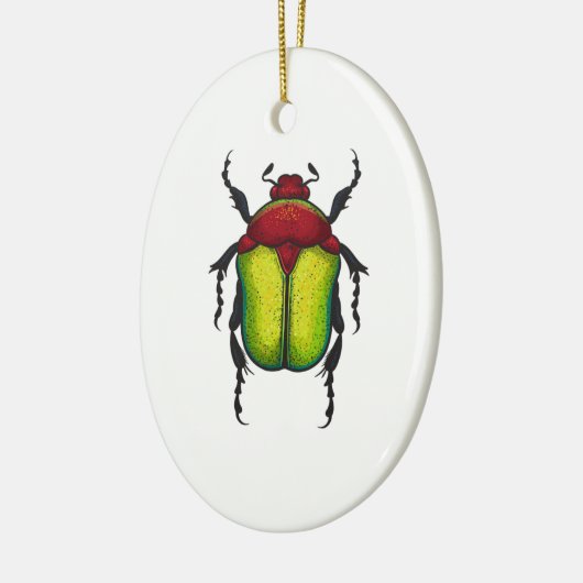 Flower beetle keramisch ornament (Links)
