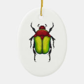 Flower beetle keramisch ornament (Voorkant)