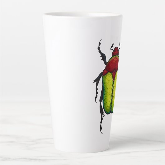Flower beetle latte mok (Voorkant)