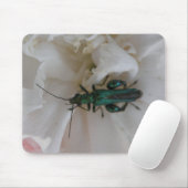 Flower Beetle Mousepad Muismat (Met muis)