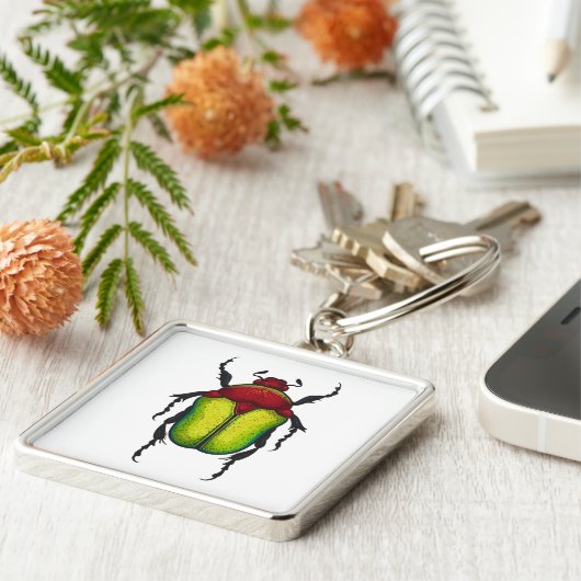 Flower beetle sleutelhanger (Zijkant)