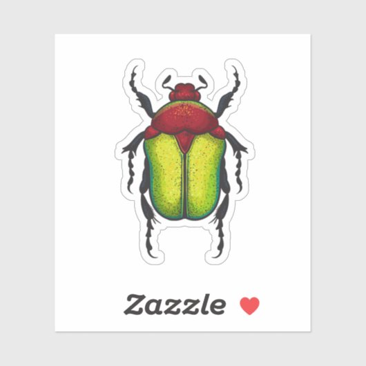 Flower beetle sticker (Vel)