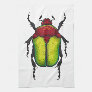 Flower beetle theedoek