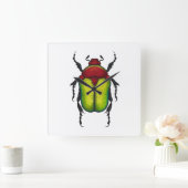 Flower beetle vierkante klok (Huis)