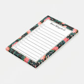 Flower & Berries Pattern - Selectievakje om te doe Post-it® Notes (Schuin)