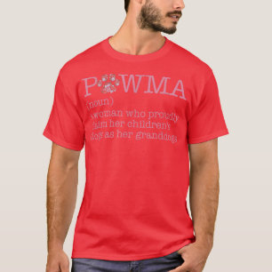 Flower Best Dog Grandma Pawma T-shirt