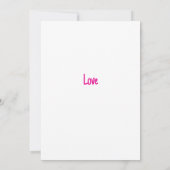 Flower Birthday Kaart voor Mam (Achterkant)