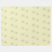 flower blanket fleece deken (Voorkant (Horizontaal))