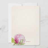 Flower Bliss Invitation Kaart (Achterkant)