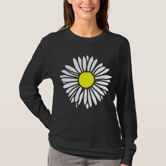 Flower Bloom Daisy T-shirt (Voorkant)