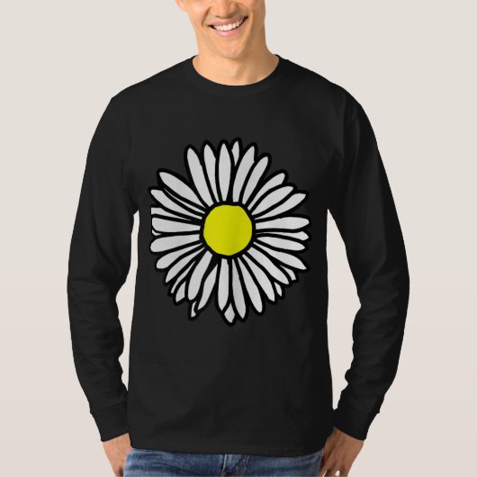 Flower Bloom Daisy T-shirt (Voorkant)