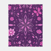 Flower Bloom Fairycore Pattern Fleece Deken (Voorkant)