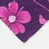 Flower Bloom Fairycore Pattern Fleece Deken (Hoek)