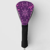 Flower Bloom Fairycore Pattern Golfheadcover (Voorkant)