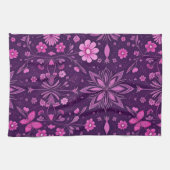 Flower Bloom Fairycore Pattern Theedoek (Horizontaal)