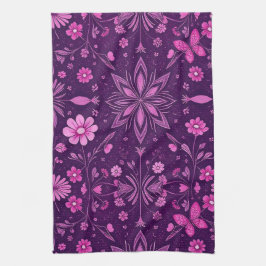 Flower Bloom Fairycore Pattern Theedoek