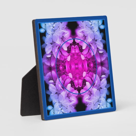 Flower Blossoms Abstract Tinted Voeg je eigen foto Fotoplaat (Voorkant)