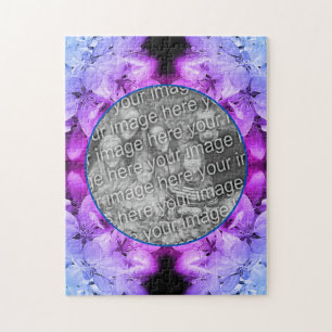 Flower Blossoms Abstract Tinted Voeg je foto toe Legpuzzel