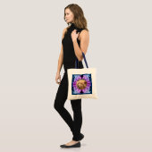 Flower Blossoms Lijst Tinted Creëer Uw eigen foto Tote Bag (Voorkant (model))