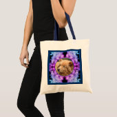 Flower Blossoms Lijst Tinted Creëer Uw eigen foto Tote Bag (Voorkant (product))