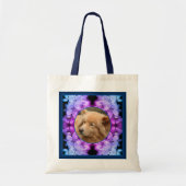 Flower Blossoms Lijst Tinted Creëer Uw eigen foto Tote Bag (Voorkant)