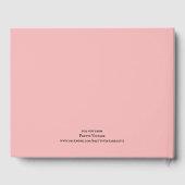 Flower Bough Lijst  Roze Gastenboek (Achterkant)