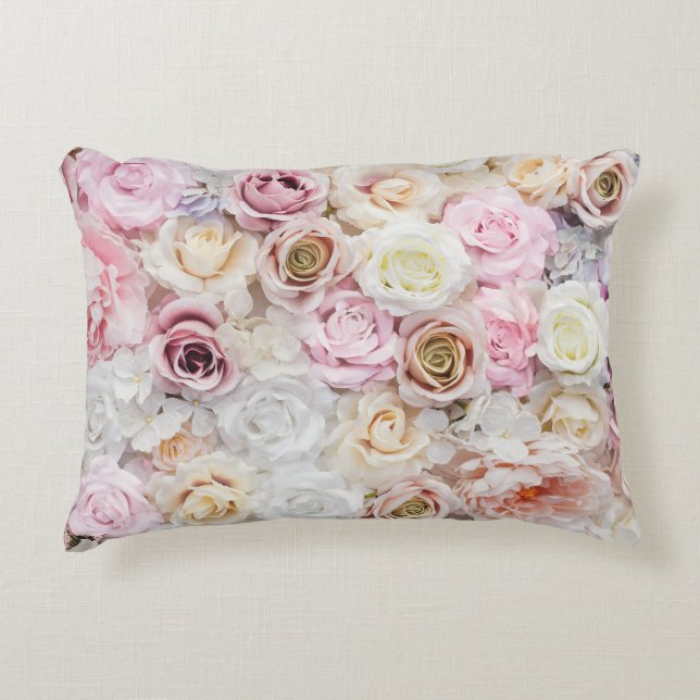 Flower Bouquet Accent Kussen (Voorkant)