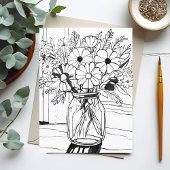 Flower Bouquet Briefkaart